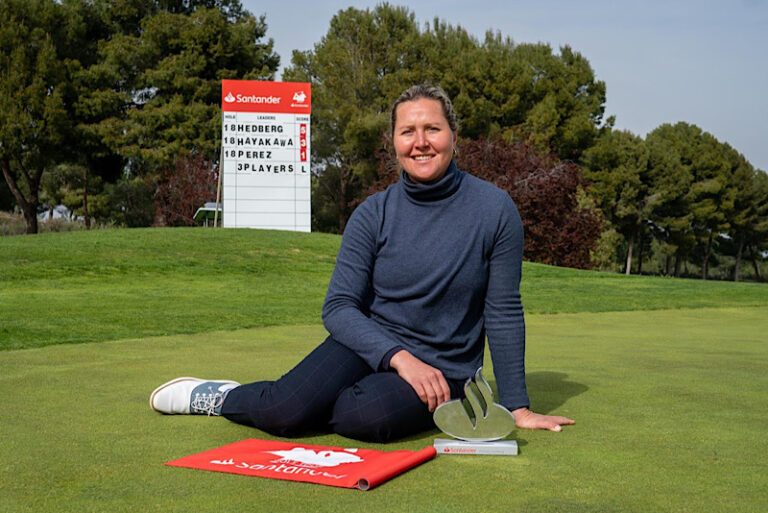 Camilla Hedberg, brillante campeona del Santander Golf Tour Zaragoza