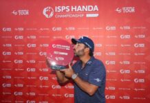 INFINITUM celebra el éxito del ISPS Handa Championship in Spain con el triunfo del español Larrazábal Pablo Larrazábal-INFINITUM