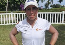 Ana Peláez a la caza en el Aramco Series de Bangkok