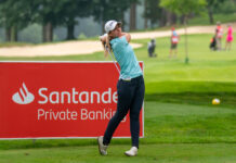 Laura Gómez, líder en solitario tras la primera jornada del Santander Golf Tour La Coruña Laura Gómez Santander Golf Tour