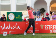 Ángel Hidalgo y Adrián Otaegui, al mando en el Estrella Damm N.A. Andalucía Masters Ángel Hidalgo