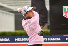 David Micheluzzi, primer líder en el ISPS Handa Open de Australia David Micheluzzi- ISPS HANDA Australian Open