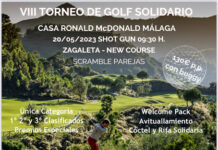 La Casa Ronald McDonald de Málaga organiza la 8ª edición de su torneo solidario casa Ronald McDonald- La Zagaleta