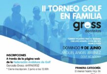 El II torneo de Gross Dentistas se celebra en la Escuela de Golf MAJ Torneo Gross