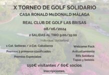 La Casa Ronald McDonald de Málaga celebra la décima edición de su torneo solidario X Torneo de Golf Solidario Casa Ronald Málaga-Las Brisas