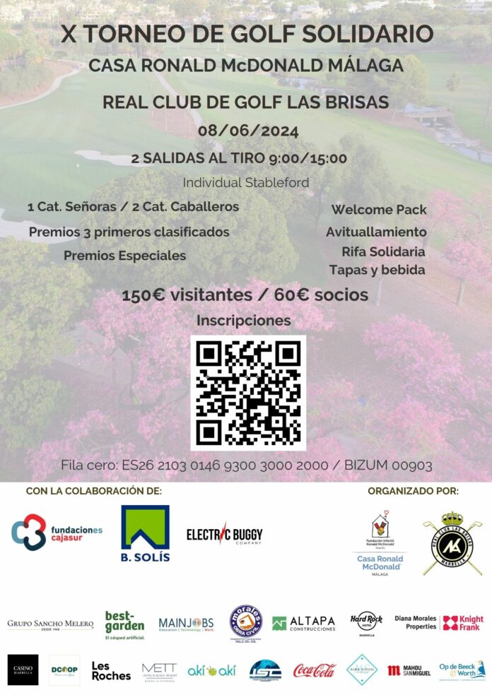 X Torneo de Golf Solidario Casa Ronald Málaga-Las Brisas
