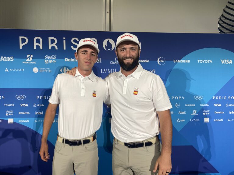 2024 JJOO París Jon Rahm y David Puig