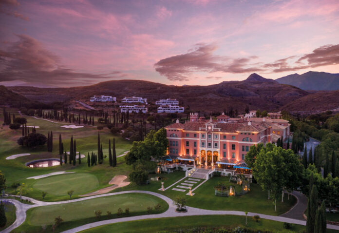 Anantara_Villa_Padierna_Palace_Benahavis_Marbella_Resort_Exterior_View_Property_Facade_and_Grounds_at_Nigh