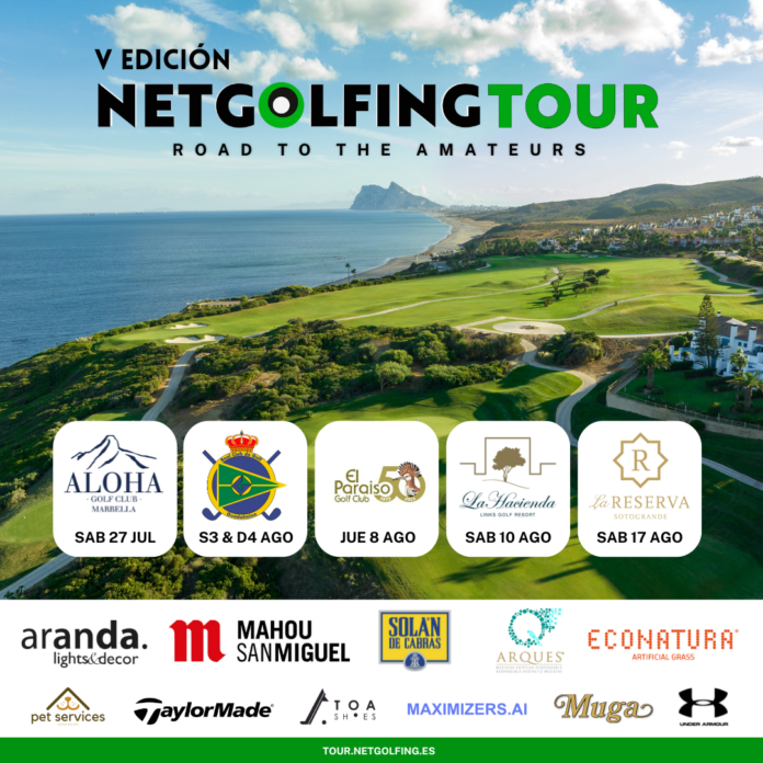 Cartel NETGOLFING TOUR 2024 cuadrado