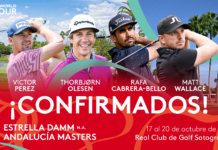 Cuarteto de lujo listo para el desafío de Sotogrande Estrella Damm N.A. Andalucía Masters 2024