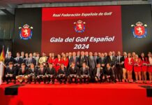 La Gala del Golf Español celebra su novena edición 2024 Gala Foto de familia
