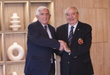 Juan Guerrero-Burgos, elegido duodécimo Presidente de la RFEG Gonzaga Escauriaza y Juan Guerrero-Burgos