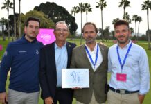 El Real Guadalhorce Club de Golf, anfitrión Andalucía Costa del Sol Open de España hace balance Reconocimiento como campo LET al RGCG. Presidente, Angel Gancedo, junto a Ignacio Sánchez, Gonzalo Navarro y José Andres Leon