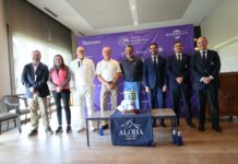 Olázabal y Jiménez, a punto para el espectáculo en el Staysure Marbella Legends Presentacioìn Staysure Marbella Legends