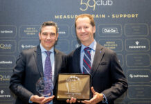 La Hacienda Links Golf Resort premiado en los European Service Excellence Awards de 59Club 59Club Awards 2025 - Javier Jiménez- Fernando Padrón