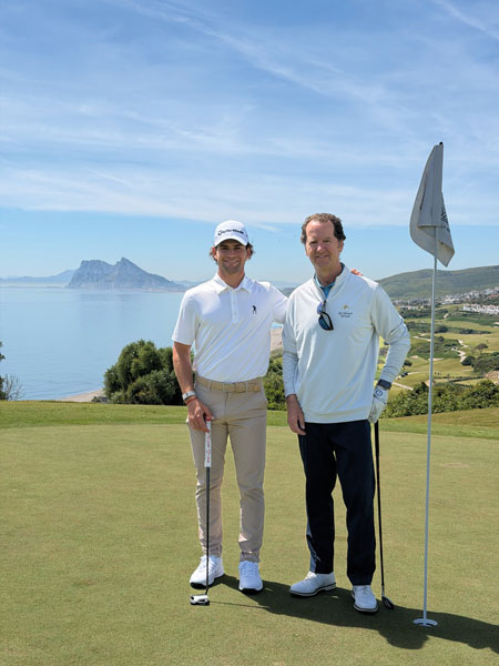 Angel Ayora con Fernando Padrón