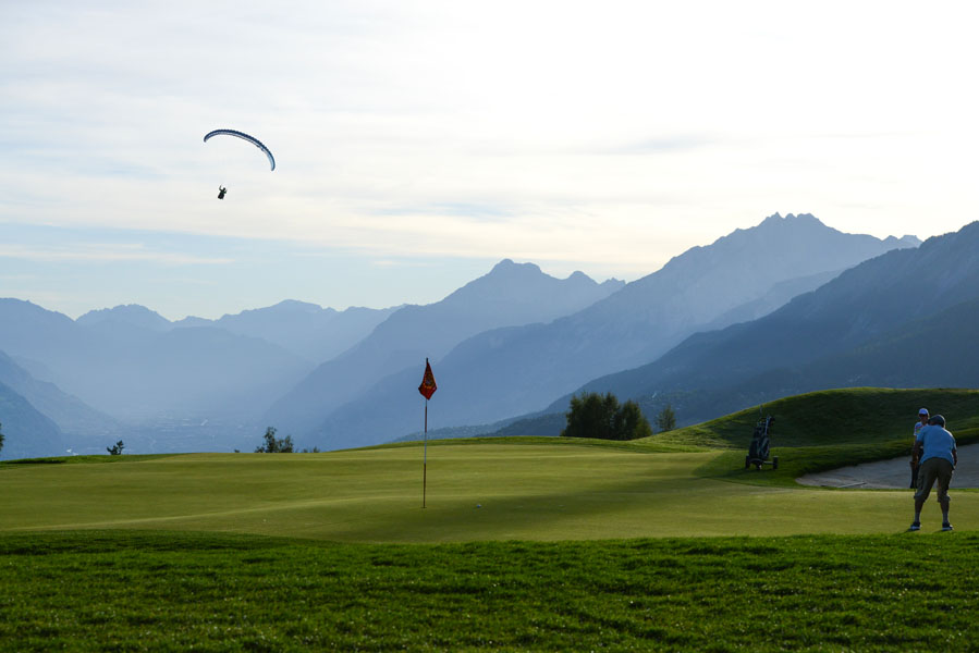 golf en Crans-Montana